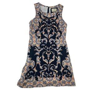 Anthropologie Vanessa Virginia women's 8 medium Dress sleeveless sheath floral e